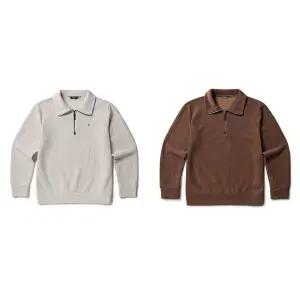 [올젠](하남점)따듯한 오버핏 캐주얼 셔넬 집업 골덴 티셔츠 2종 1택 ZME4TU1311