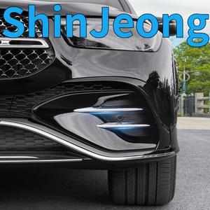 납품전문 메르세데스-벤츠 W167 GLE 쿠페 안개등 보호 스트립 자동차 앞뒤 블랙 브라이트 2024-2025