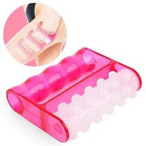 [셀러에이드]허리마사지기 손잡이형 바디 롤러 마사지기 복부 종아리 허벅지