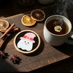 할로윈 우드 티코스터 키트 인테리어소품 컵받침 만들기 세트