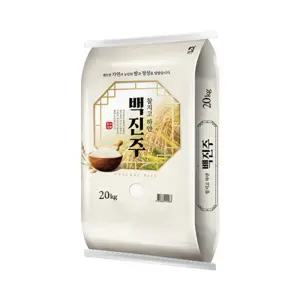25년 찰지고 하얀 백진주쌀 상등급 20kg