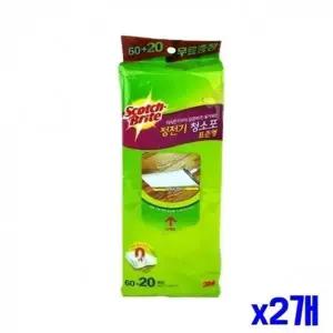 ( )정전기 특수 코팅 청소포 표준형 80 x2개 청소패드