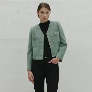 아틀리에 나인 169르웨이 셋업 헤어리 브이넥 자켓JK29131997880