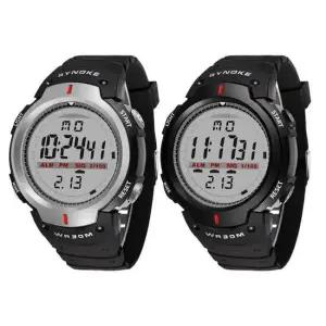 남자 군인 학생 조깅 LED 디지털 전자 손목 시계