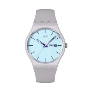 스와치 SO29M702 Essentials BLUEBERRY SKY 공용 우레탄시계