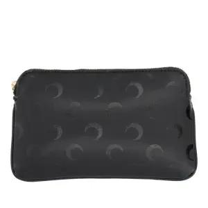 문 엠보스드 패턴 지퍼 지갑 UPO002A RWOV0040BK99