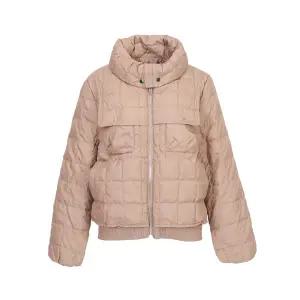 [롯데백화점]몬테밀라노 격자 퀄팅 하이넥 구스점퍼 QL512J2413A