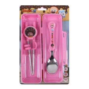 키즈나라_브레드이발소 초코 교정용 수저케이스세트