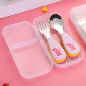 아기용 식사용 스푼 포크