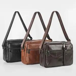 [피커]CAP 크로스백 남성용 소가죽 CCI0006