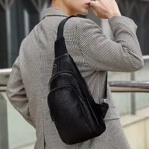 [피커]데일리크로스백 방수 원단 더블 슬링백 메신저백