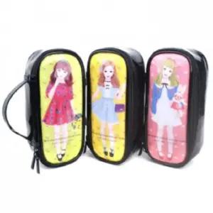 [피커]에나멜 세로형 걸 여행파우치 3종