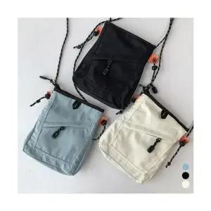 [피커]심플 데일리 힙쌕 사각 슬링백