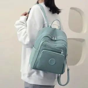 [피커]소재 캔버스백팩 깔끔한 여성 캐주얼 외출 백팩