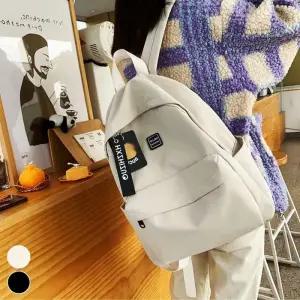 [피커]백팩 베이직 장식 소형 커플백팩 학생백팩