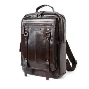 [피커]빈티지 backpack 백팩 가죽 패션 가방 브라운