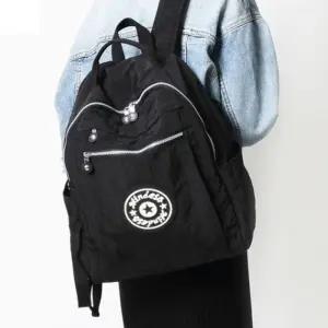 [피커]여행 백팩 학생 심플 경량백팩 가방 경량 블랙