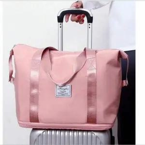 [콩심팥심]확장형 스포츠 신발보관 여행용 캐리어 보조 토트백