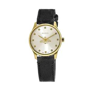 [구찌]구찌 YA1265023 G타임리스 여성 가죽 쿼츠 29mm