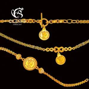 [클래스에스] 순금24K 엘리자베스4 팔찌_18.75g