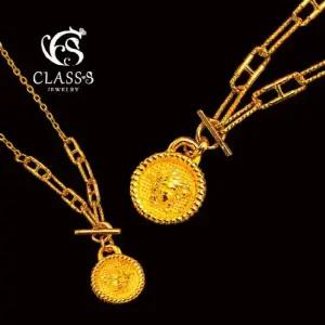 [클래스에스] 순금24K 코인 토글 체인 목걸이_18.75g