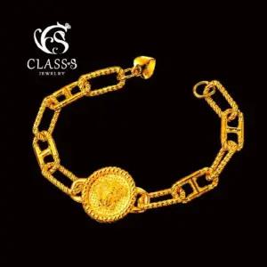 [클래스에스] 순금24K 코인 토글 체인 팔찌_26.25g