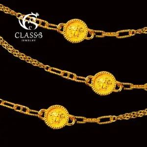 [클래스에스] 순금24K 코인 토글 체인 팔찌_18.75g