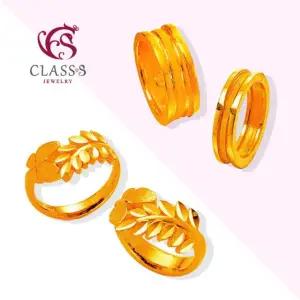 [클래스에스] 순금24K 실린 월계 반지 7.5g