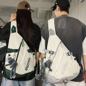 [피커]여성 빅사이즈 생활방수 커플아이템 크로스바디백