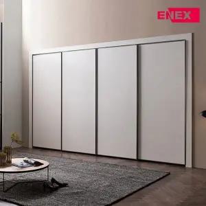 [에넥스] 로랑 패브릭 슬라이딩 붙박이장(고급형)-15cm