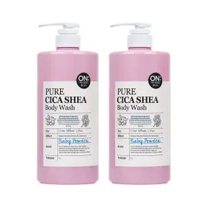 온더바디 퓨어시카 바디워시 베이비파우더 1000ml, 2개