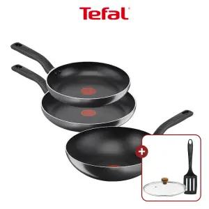 [테팔] 쿡이지 3종(팬24+팬28+웍28) +우드뚜껑28+비앤비뉴 뒤집개