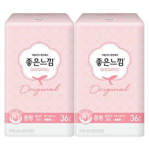 좋은느낌 날개형 울트라슬림, 중형, 36매, 2개