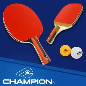 참피온 완제품 탁구라켓세트 (라켓+탁구공) 탁구가방