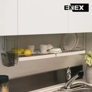 에넥스 부착식 식기건조대 싱크대선반 주방벽선반