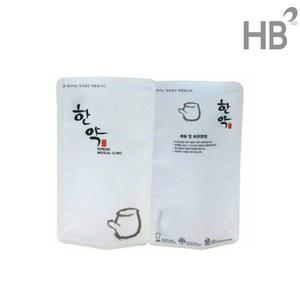 순백한약 파우치 100매 / 약파우치 한약팩 약봉투 스탠딩