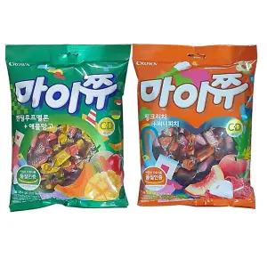 크라운 마이쮸 284g 1봉 /젤리 캐러멜 캬라멜 초콜릿/