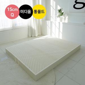 워너텍스 천연라텍스 통몰드 매트리스 15cm Q + 방수속커버