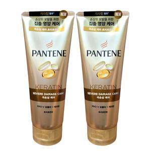팬틴 트리트먼트 극손상케어 220mlx2개 케라틴