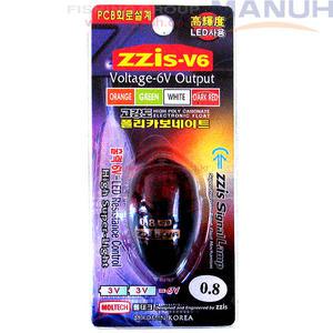 찌스 전자찌 ZZIS-V6 0~2호 다크레드 구멍찌 지스