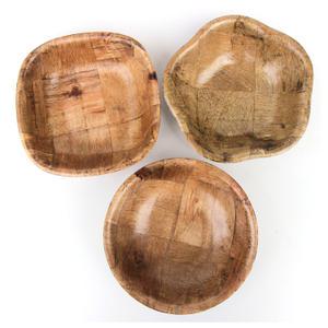 나무 팝콘 볼 간식 마른 안주 과자 그릇 접시 호프집 뻥튀기 술집 우든 사각 원형 볼 호프접시