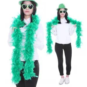 깃털 목도리 대 그린 파티 이벤트 변장 코믹 소품 용품 치장 성인 엽기 공연 장기자랑 축제 연극 놀이
