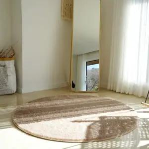 [인룸]샤인 터치미 극세사 러그 카페트 원형170