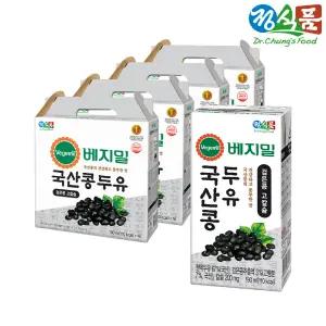 국산콩 검은콩 고칼슘 두유 190ml x 64팩