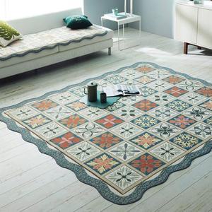 [기타]베누지오 보타닉블루 워셔블 자카드카페트 (200x230)