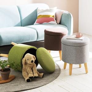 [채우리] 로메 다용도 스툴 화장대 의자 2종 택1