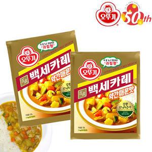 오뚜기 백세카레  약간매운맛 1kg x2개 /