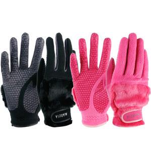 방한장갑 엣지있는 밍크털 여성용 방한 골프장갑 동계 스포츠용 파크골프용 추천