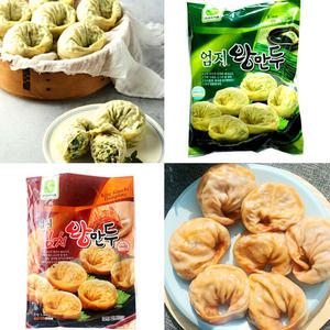 엄지식품 왕만두,김치왕만두 골라담기
