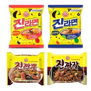오뚜기라면 진시리즈 4종 20봉 진라면 진짜장 진짬뽕 오뚜기라면 추천세트
